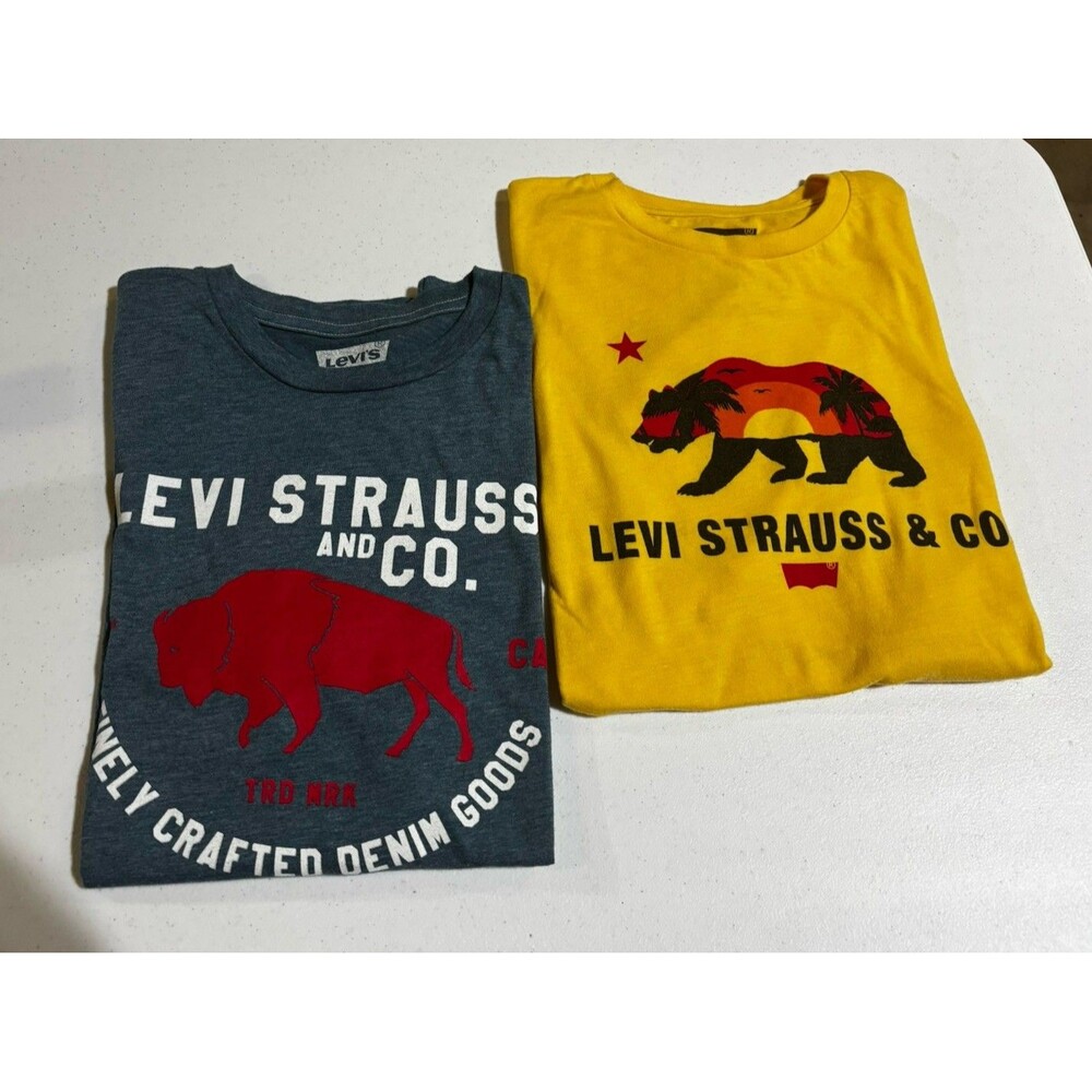 Levis Shirt Mens Small Lot Of 2 Short Sleeve Tee